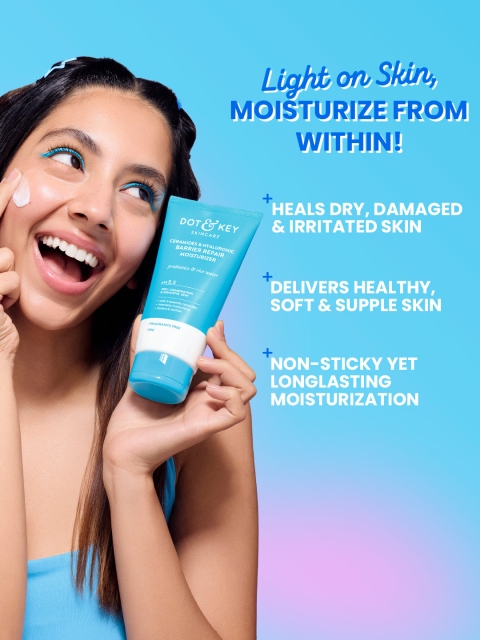 DOT & KEY Barrier Repair Hydrating pH5.5 Face Cream with Ceramides & Hyaluronic - 100g 4 DOT & KEY Barrier Repair Hydrating pH5.5 Face Cream with Ceramides & Hyaluronic - 100g