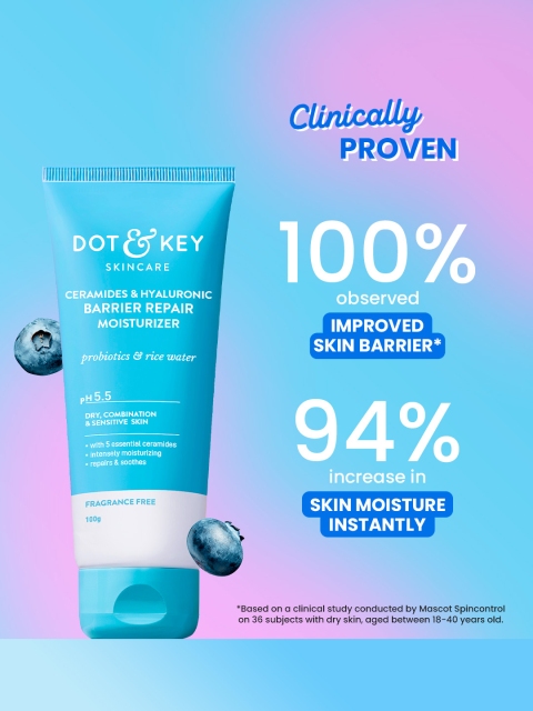 DOT & KEY Barrier Repair Hydrating pH5.5 Face Cream with Ceramides & Hyaluronic - 100g 5 DOT & KEY Barrier Repair Hydrating pH5.5 Face Cream with Ceramides & Hyaluronic - 100g