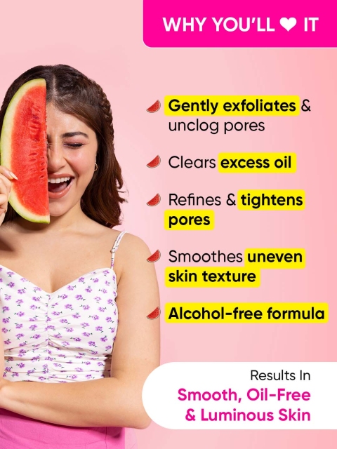 DOT & KEY Watermelon AHA Pore Tightening Toner with Glycolic for Glowing Skin - 150ml 3 DOT & KEY Watermelon AHA Pore Tightening Toner with Glycolic for Glowing Skin - 150ml