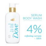 Dove 4% Refining Serum + AHA Exfoliate Away Serum Body Wash - 300 ml
