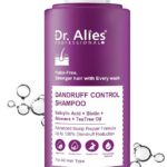 Dr. Alies Professional Anti-Dandruff Shampoo | Up to 100% Dandruff Reduction with Salicylic Acid (2%), Biotin, Aloe Vera & Tea Tree Oil | Flaky & Itchy Scalp Treatment | For Men...