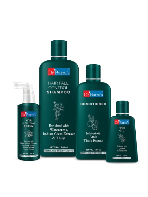 Dr. Batras Hair Vitalizing Serum + Hair Fall Control Shampoo + Hair Oil + Conditioner