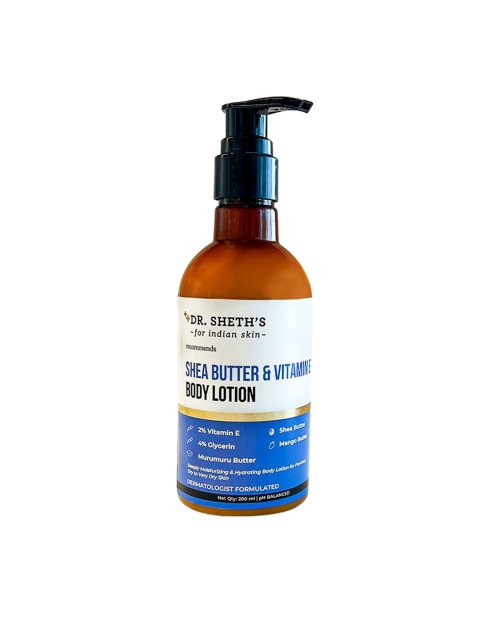 DR. SHETHS Shea Butter & Vitamin E Body Lotion with Mango Butter - 200ml