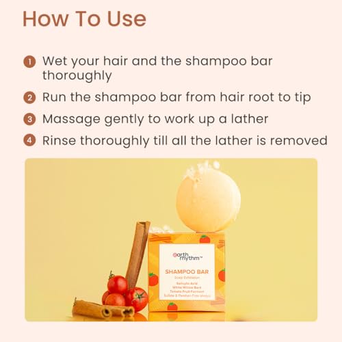 Earth Rhythm Scalp Exfoliating Shampoo Bar With 2% Salicylic Acid, Controls Excess Oil 5 Earth Rhythm Scalp Exfoliating Shampoo Bar With 2% Salicylic Acid, Controls Excess Oil