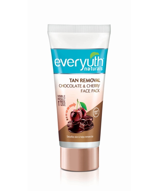 everyuth Naturals Tan Removal Chocolate & Cherry Face Pack To Remove Tan - 50g