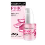 FACES CANADA Pink Aloe Vera Fresh Eyes Serum with Witch Hazel & Squalane - 15 ml