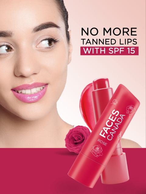 FACES CANADA Vitamin C Lip Balm with 12HR Moisture & SPF15 - Rose Petal 5 FACES CANADA Vitamin C Lip Balm with 12HR Moisture & SPF15 - Rose Petal
