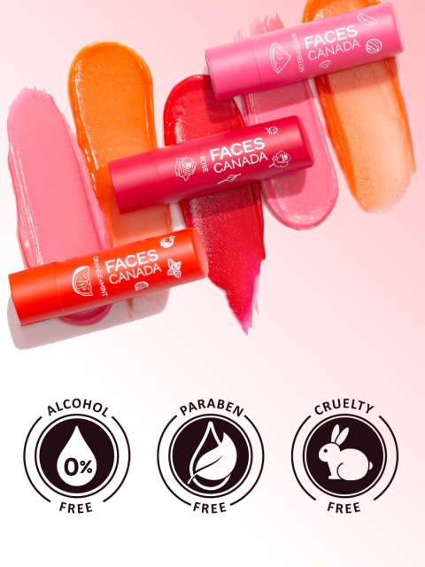 FACES CANADA Vitamin C Lip Balm with 12HR Moisture & SPF15 - Rose Petal 6 FACES CANADA Vitamin C Lip Balm with 12HR Moisture & SPF15 - Rose Petal