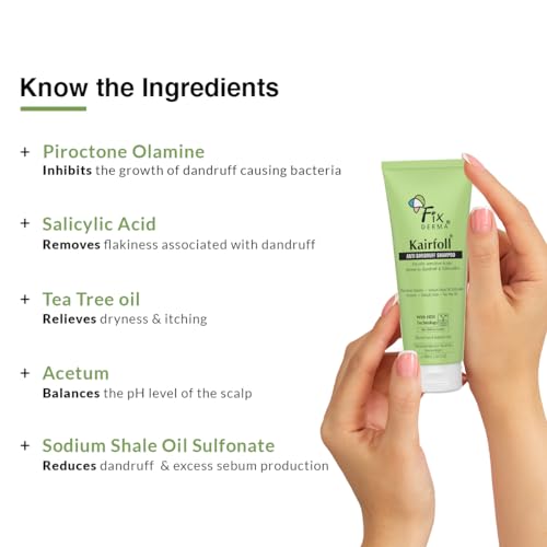 Fixderma Kairfoll Anti Dandruff Shampoo for Oily Sensitive Scalp Prone to Dandruff & Folliculitis 4 Fixderma Kairfoll Anti Dandruff Shampoo for Oily Sensitive Scalp Prone to Dandruff & Folliculitis