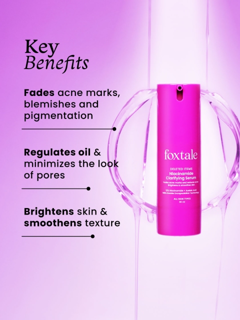 FoxTale 12%Niacinamide Serum with AzelaicAcid for Oil Control & Brightening-30ml 2 FoxTale 12%Niacinamide Serum with AzelaicAcid for Oil Control & Brightening-30ml