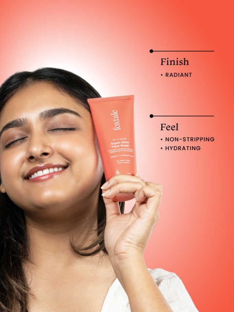 FoxTale Super Glow Face Wash with Vitamin C & Papaya Enzyme - 100 ml 4 FoxTale Super Glow Face Wash with Vitamin C & Papaya Enzyme - 100 ml