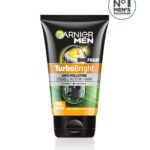 Garnier Men Turbo Bright Double Action Face Wash with Charcoal and Vitamin C - 150g