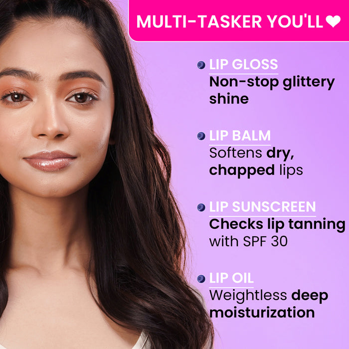 Glitter Lip Balm SPF 30 with Vitamin C + E 4 Glitter Lip Balm SPF 30 with Vitamin C + E