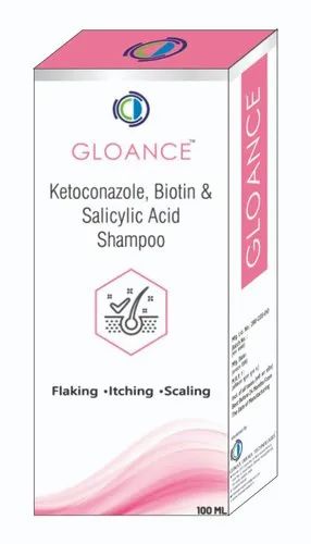 Gloance Ketoconazole Biotin Salicylic Acid Shampoo