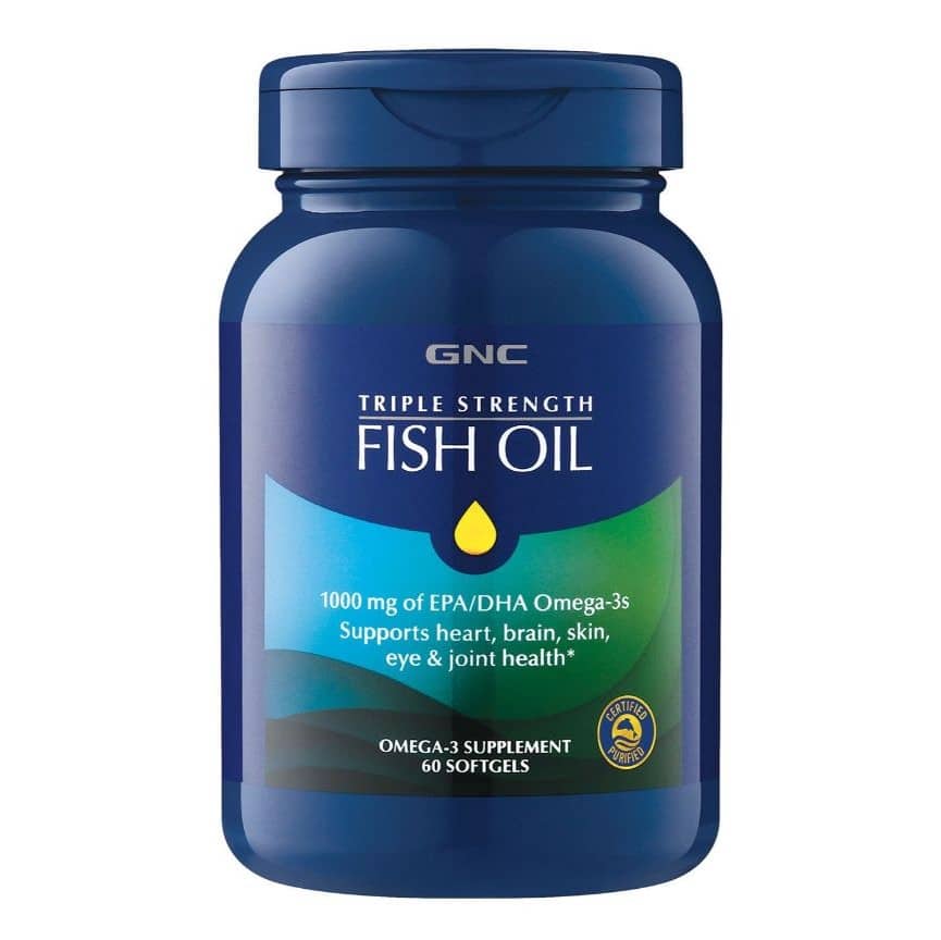 GNC Triple Strength Fish Oil Softgels - 60 Softgels 1 GNC Triple Strength Fish Oil Softgels - 60 Softgels