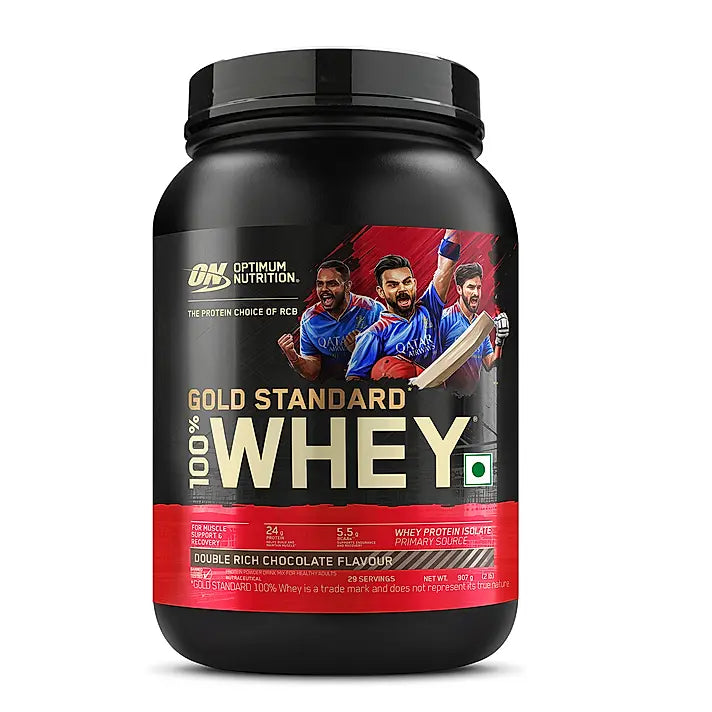 Gold Standard 100% Whey Protein | 907 g (2 lbs) | Double Rich Chocolate 1 Gold Standard 100% Whey Protein | 907 g (2 lbs) | Double Rich Chocolate