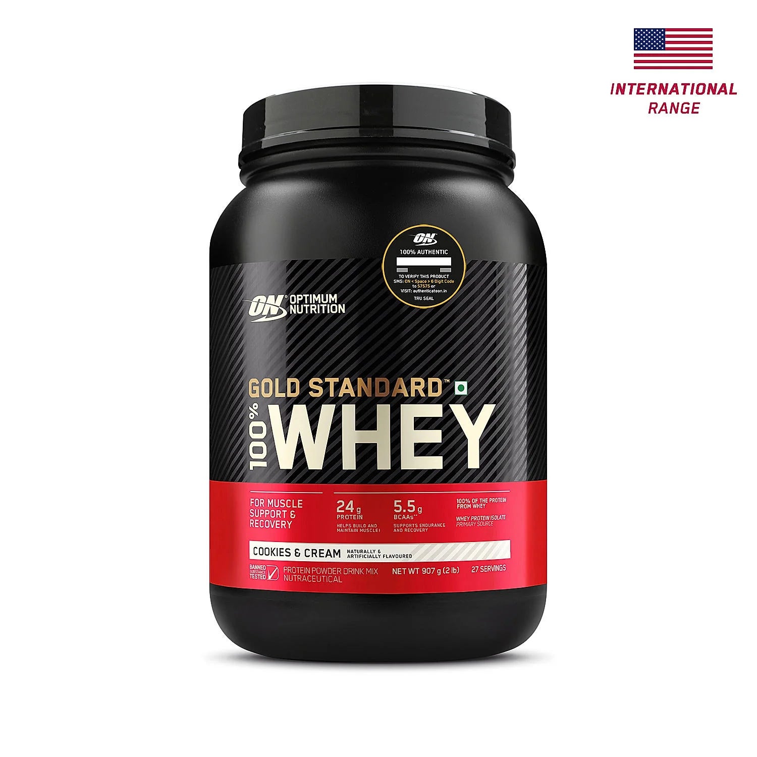 Gold Standard 100% Whey Protein Powder | Cookies & Cream | 5 lbs 1 Gold Standard 100% Whey Protein Powder | Cookies & Cream | 5 lbs