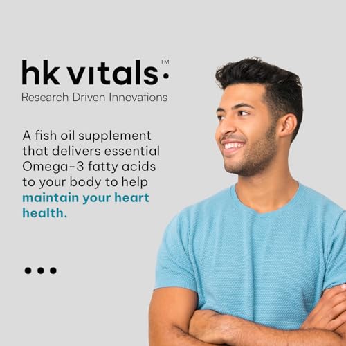 HealthKart HK Vitals Fish Oil For Men And Women (60 Capsules) | 1000mg Omega 3 with 180mg EPA & 120mg DHA | For Brain, Heart, Eyes, and Joints Health 5 HealthKart HK Vitals Fish Oil For Men And Women (60 Capsules) | 1000mg Omega 3 with 180mg EPA & 120mg DHA | For Brain, Heart, Eyes, and Joints Health