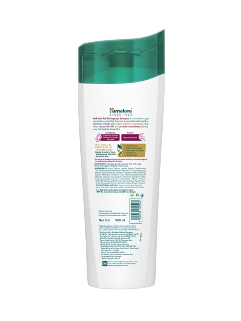 Himalaya Anti-Hair Fall Shampoo 340ml with Anti-Dandruff Tea Tree Shampoo 80ml Free 3 Himalaya Anti-Hair Fall Shampoo 340ml with Anti-Dandruff Tea Tree Shampoo 80ml Free