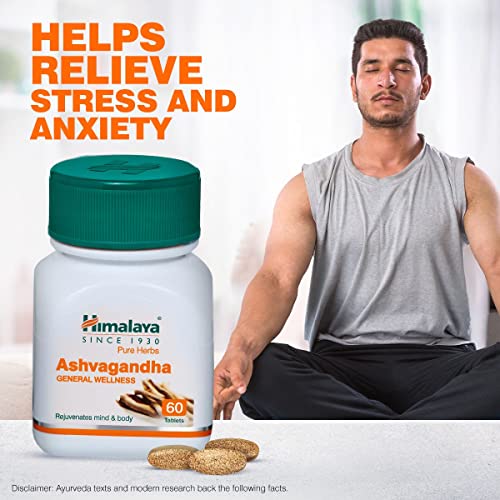 Himalaya Ashvagandha General Wellness Tablets | Stress Relief | Rejuvenates Mind & Body - 60 Tablets 4 Himalaya Ashvagandha General Wellness Tablets | Stress Relief | Rejuvenates Mind & Body - 60 Tablets