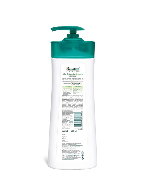 Himalaya Set Of 2 Aloe & Cucumber Refreshing Body Lotion - 400ml Each 2 Himalaya Set Of 2 Aloe & Cucumber Refreshing Body Lotion - 400ml Each