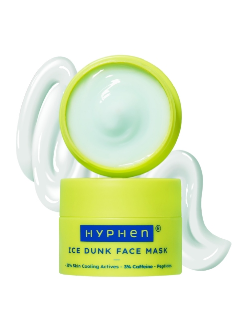 Hyphen Ice Dunk Cooling Face Mask with 31% Cooling Active & 3% Caffeine for Instant Depuff