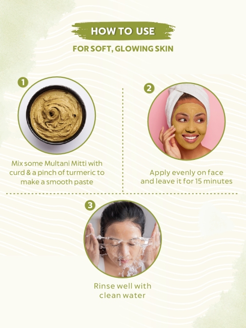 Indus Valley BIO Organic Pure Multani Mitti Powder - 350 g 5 Indus Valley BIO Organic Pure Multani Mitti Powder - 350 g