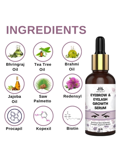 INTIMIFY EyeBrow & EyeLash Growth Serum-30ml 3 INTIMIFY EyeBrow & EyeLash Growth Serum-30ml