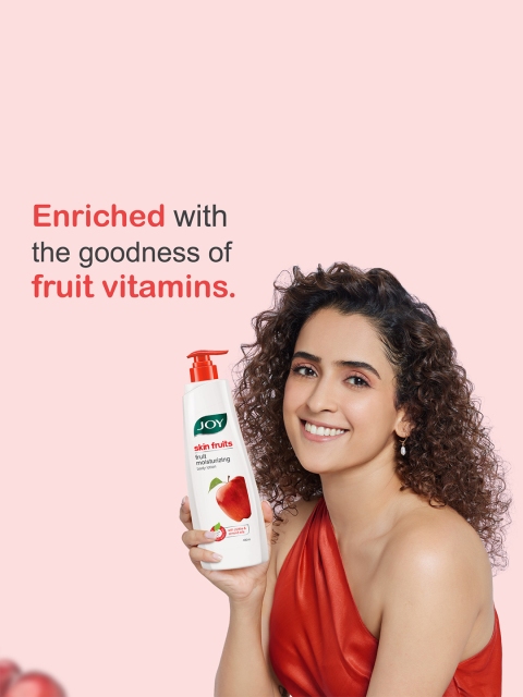 JOY Skin Fruits Body Lotion With Almond Oil, Jojoba Oil & Apple Extracts - 500ml 2 JOY Skin Fruits Body Lotion With Almond Oil, Jojoba Oil & Apple Extracts - 500ml
