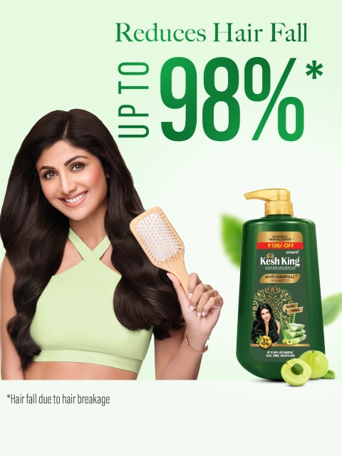 Kesh King Ayurvedic Anti-Hairfall Shampoo with Aloe & 21 Ayurvedic Herbs - 1000ml 3 Kesh King Ayurvedic Anti-Hairfall Shampoo with Aloe & 21 Ayurvedic Herbs - 1000ml
