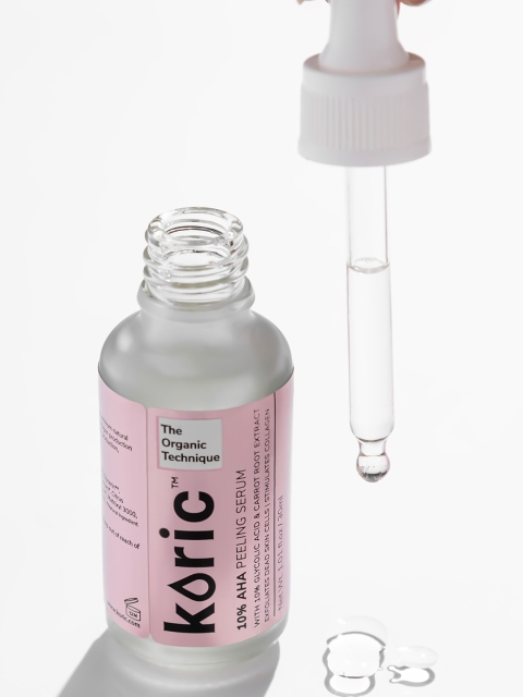 Koric Set of 10% AHA Peeling Serum & Squalane Pore Refining Oil - 30 ml Each 3 Koric Set of 10% AHA Peeling Serum & Squalane Pore Refining Oil - 30 ml Each