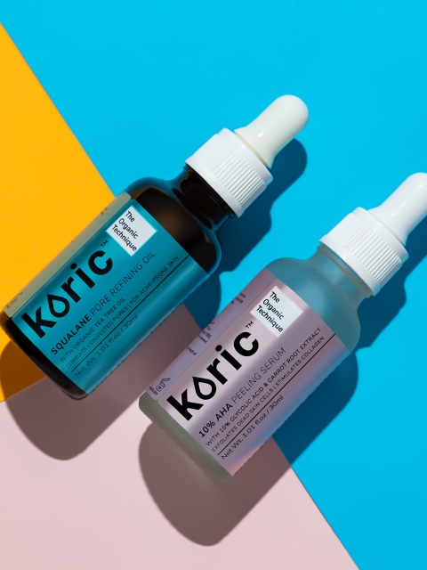 Koric Set of 10% AHA Peeling Serum & Squalane Pore Refining Oil - 30 ml Each 5 Koric Set of 10% AHA Peeling Serum & Squalane Pore Refining Oil - 30 ml Each
