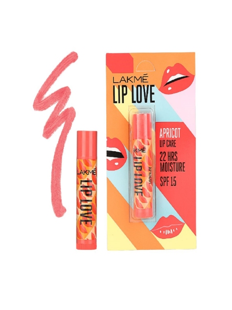 Lakme Lip Love Chapstick - Apricot, 4.5 g