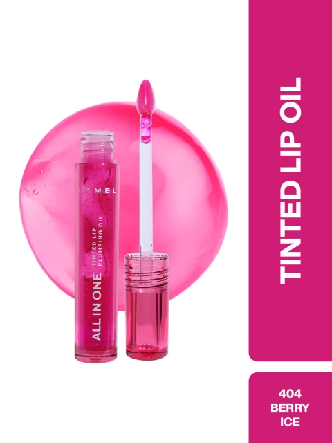 LAMEL All in One Lip Tinted Plumping Oil 3 ml - Berry Ice 404
