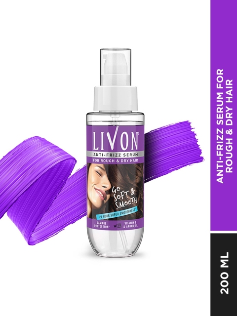 Livon Hair Serum For Dry & Rough Hair For 24 Hour Frizz-free Smoothness - 100ml 3 Livon Hair Serum For Dry & Rough Hair For 24 Hour Frizz-free Smoothness - 100ml