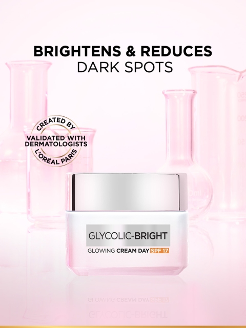 LOreal Paris SPF 17 Glycolic Bright Glowing Day Cream for Minimizing Spots - 50 ml 2 LOreal Paris SPF 17 Glycolic Bright Glowing Day Cream for Minimizing Spots - 50 ml