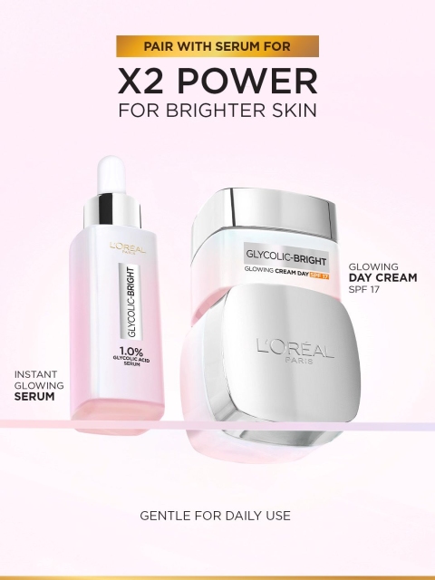 LOreal Paris SPF 17 Glycolic Bright Glowing Day Cream for Minimizing Spots - 50 ml 6 LOreal Paris SPF 17 Glycolic Bright Glowing Day Cream for Minimizing Spots - 50 ml