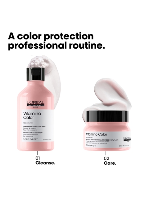 LOreal Professionnel Vitamino Color Mask for Color Protection with Resveratrol - 250 ml 6 LOreal Professionnel Vitamino Color Mask for Color Protection with Resveratrol - 250 ml