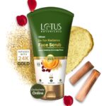 Lotus Botanicals Ubtan De-Tan Radiance Face Scrub with 24K Gold - 100g