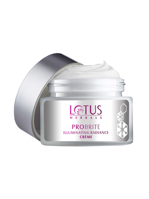 Lotus Herbals Probrite Illuminating Radiance Cream - Evenly Pigmented Skin - 50g