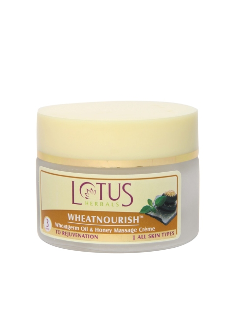 Lotus Herbals Sustainable Wheatnourish Wheatgerm Oil Honey Massage Creme 50g 2 Lotus Herbals Sustainable Wheatnourish Wheatgerm Oil Honey Massage Creme 50g