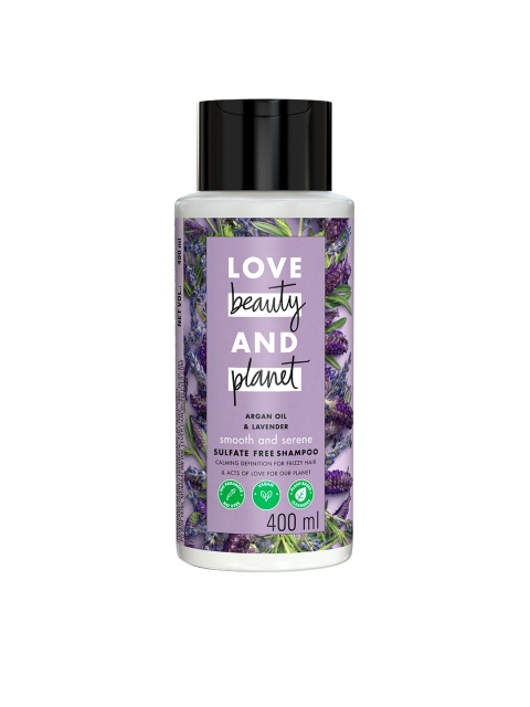 Love Beauty & Planet Argan Oil and Lavender Shampoo for Frizzy Hair - 400ml