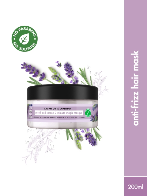 Love Beauty & Planet Argan Oil & Lavender Magic Hair Mask for Frizz Control - 200ml 2 Love Beauty & Planet Argan Oil & Lavender Magic Hair Mask for Frizz Control - 200ml