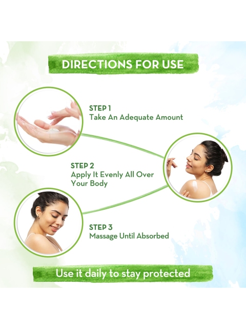 Mamaearth Aloe Vera SPF 30 Sunscreen Body Lotion with Ashwagandha - 300 ml 5 Mamaearth Aloe Vera SPF 30 Sunscreen Body Lotion with Ashwagandha - 300 ml