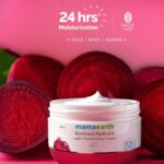 Mamaearth Beetroot Hydraful Light Moisturizing Cream with Hyaluronic Acid - 200 g