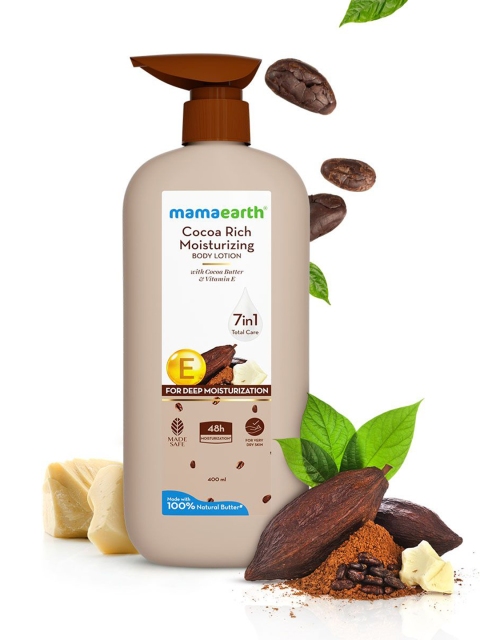 Mamaearth Cocoa Rich Moisturizing Body Lotion with Cocoa Butter & Vitamin E - 400ml