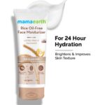 Mamaearth Rice Oil-Free Face Moisturizer with Rice Water & Niacinamide For Glass Skin- 80g