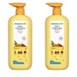 Mamaearth Set Of 2 For Glowing Skin Ubtan Moisturizing Body Lotion - 400 ml Each
