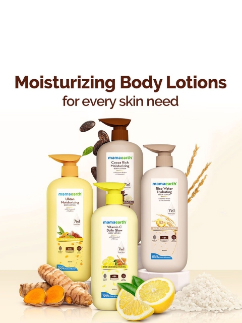 Mamaearth Ubtan Moisturizing Body Lotion with Turmeric & Saffron - 400 ml 2 Mamaearth Ubtan Moisturizing Body Lotion with Turmeric & Saffron - 400 ml