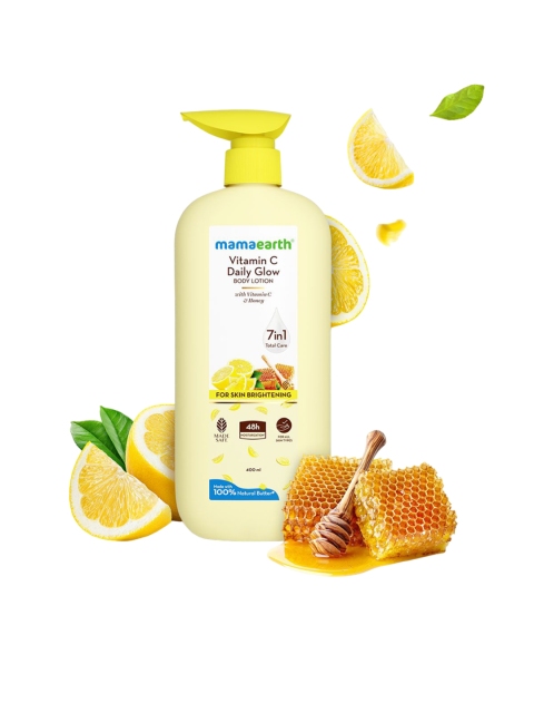 Mamaearth Vitamin C Daily Glow Body Lotion with Honey - 400ml